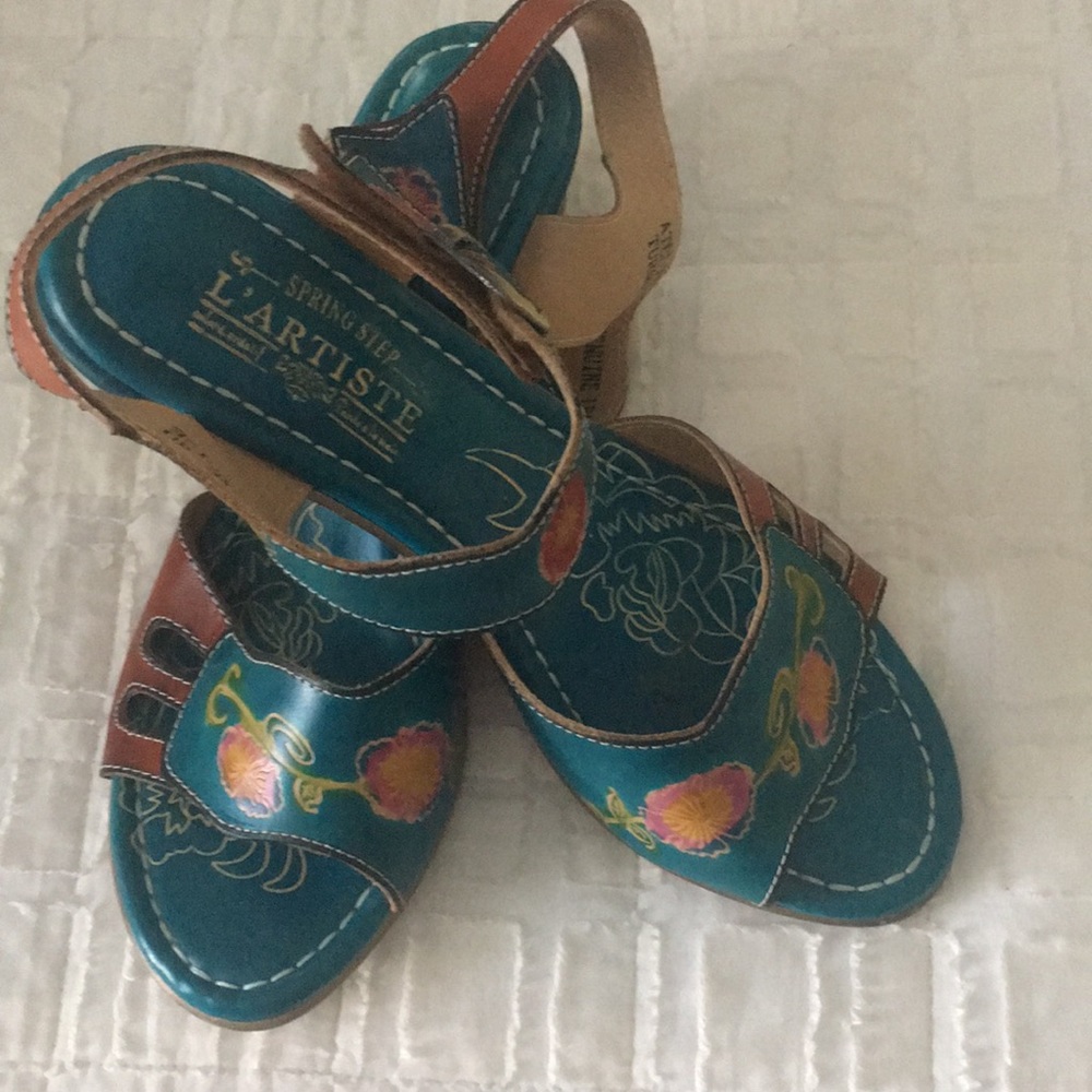 L’ARTISTE LEATHER SHOES SIZE 40